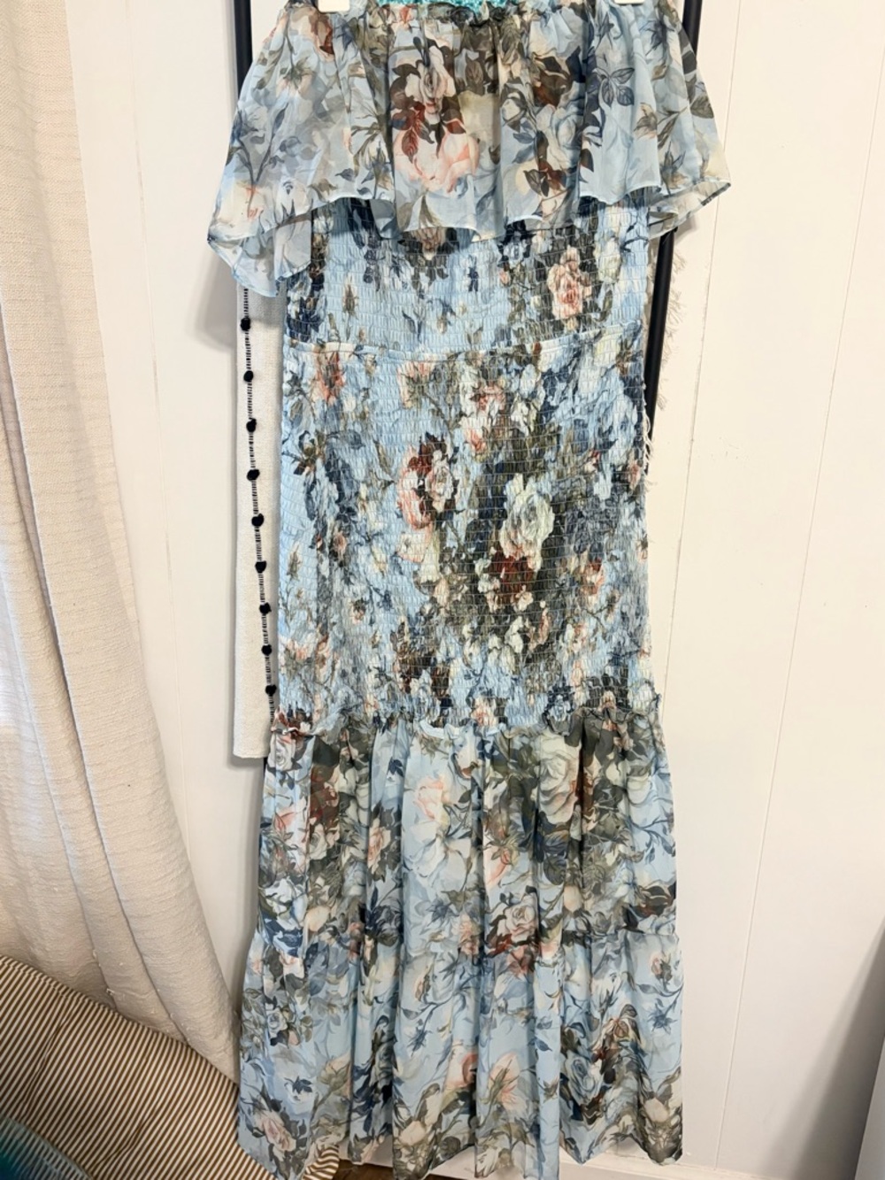 Baltic Born Floral Smocked Maxi Dress
